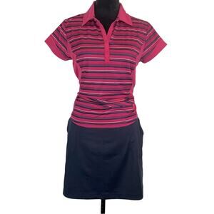 EUC - Maggie Lane Striped Golf Shirt